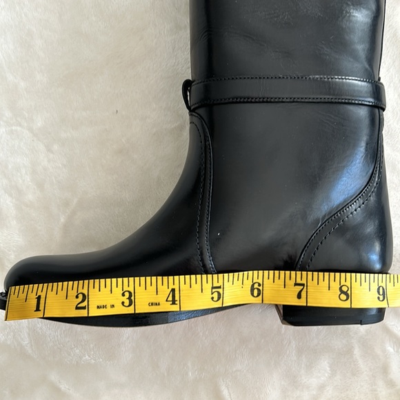 New Frye Dorado Tall Black Knee High Riding Boots Size 5.5 - Picture 7 of 10